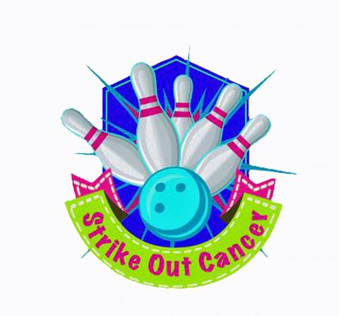 Strike out cancer logo